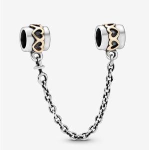 PANDORA Moments Collection, BAND OF HEARTS SAFETY CHAIN - RETIRED